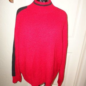 SANCTUARY Women's Red & Black Long Sleeve Sweater Size XL NWT!!!
